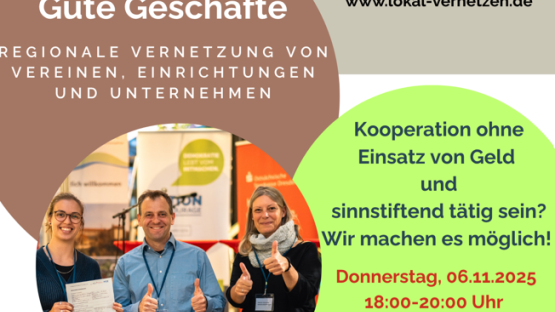 Marktplatz Gute Geschäfte 2025 – Partnerschaften, die wirken