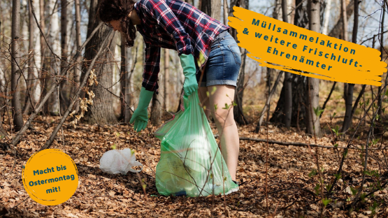 Ehrenamtliches Engagement im Freien

