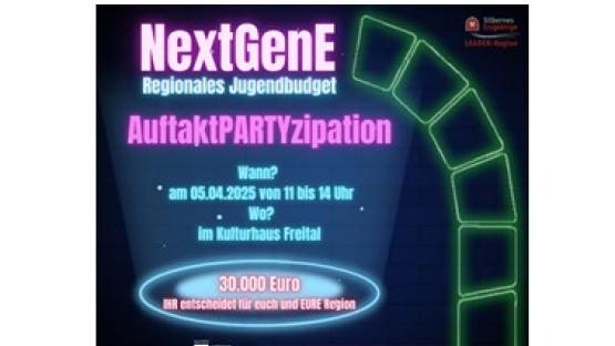 #gehtlos NextGenE - regionales Jugendbudget