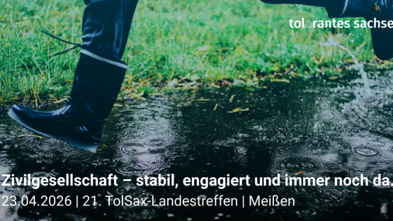 Tolerantes Sachsen-Landestreffen am 23.04.2026 in Meißen