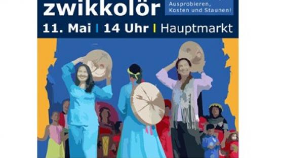 Interkulturelles Fest zwikkolör lädt am 11. Mai auf den Hauptmarkt ein

